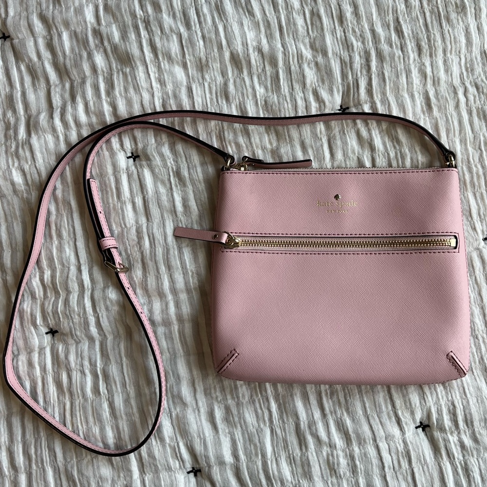 Kate Spade light pink crossbody bag